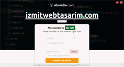 Desktop Screenshot of izmitwebtasarim.com